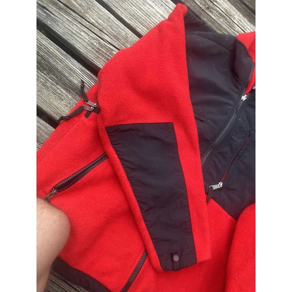 The North Face Denali Fleece Jacket Mens M Red Polartec Y2k Vintage Gorpcore 90s
